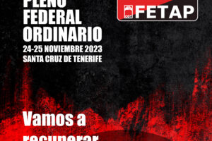 Pleno de FETAP-CGT en Tenerife