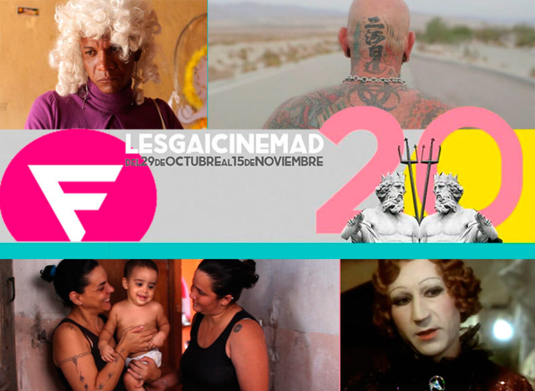 Del 29 de Octubre al 15 de Noviembre de 2015 se llevará a cabo la 20º ediciòn del festival LesGaiCineMad