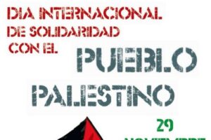 Por Palestina, todos los días son 29 de noviembre