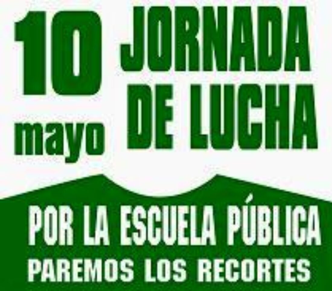 Castilla y León: Acciones por la Escuela Pública el 10 de mayo