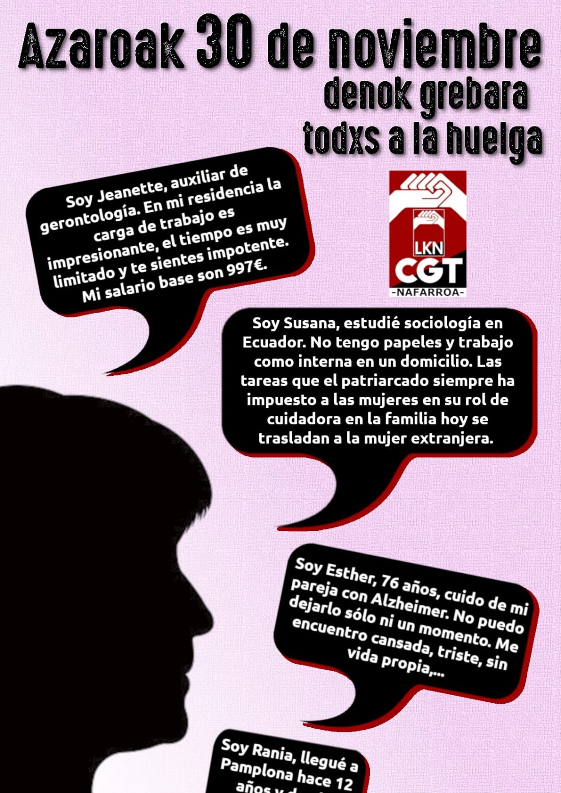 30-N: Huelga General Feminista en Euskalherria