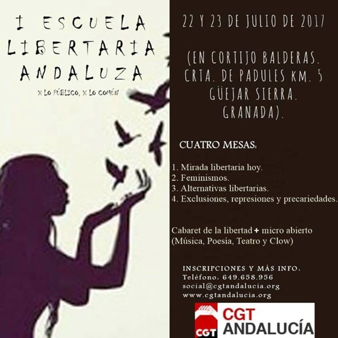 I Escuela Libertaria de CGT Andalucía