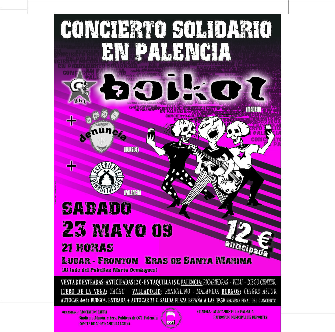 Palencia, 23 de mayo. Concierto solidario a favor del Movimiento Brasileño de Catadores de Reciclaje de Residuos de Gravatai-Mncr