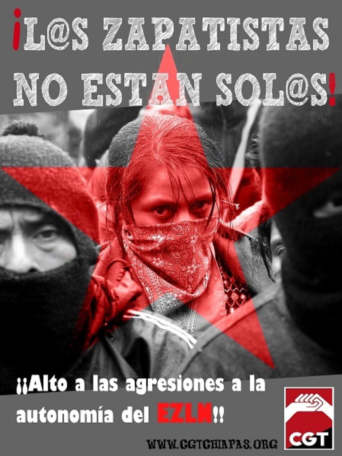 16-m Valencia: CGT se concentrará en protesta por el asesinato político en Chiapas del Votan (maestro) Base de Apoyo Zapatista José Luis Solís López