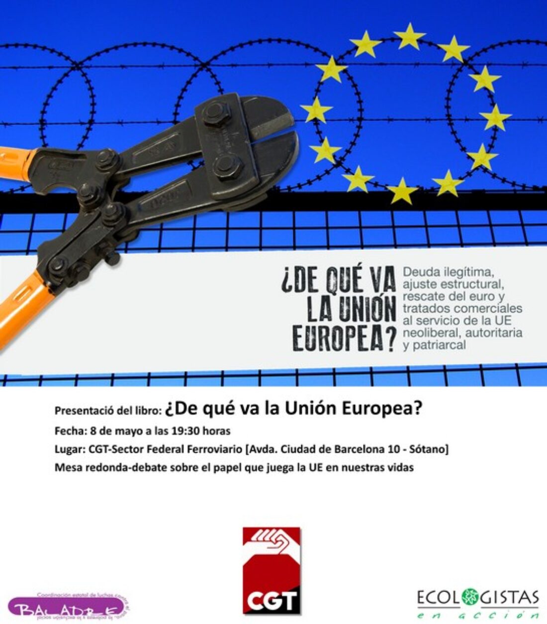 8M: Presentación del libro: «¿De qué va la Unión Europea?»
