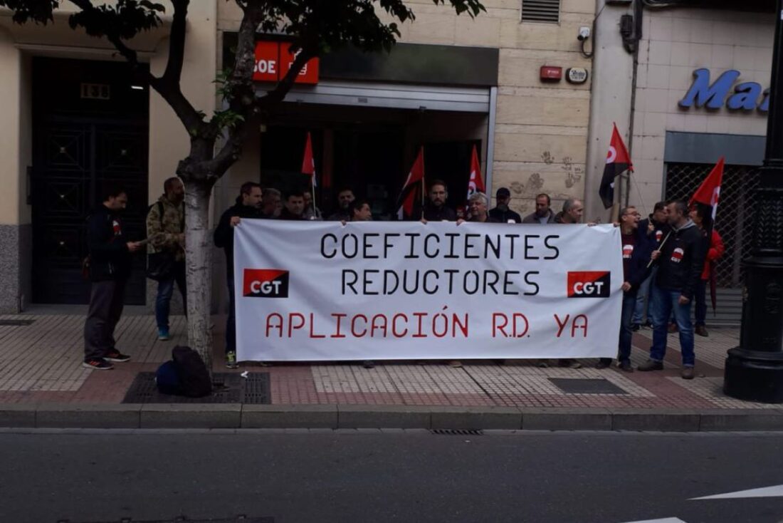 CGT denuncia la hipocresía del Gobierno PSOE-UP en relación a la aplicación del RD 1698/2011 sobre coeficientes reductores en la edad de jubilación
