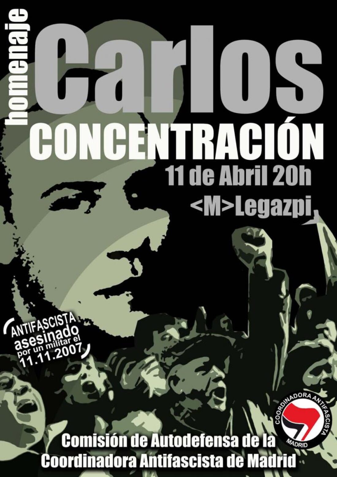 Madrid: Concentración en homenaje a Carlos