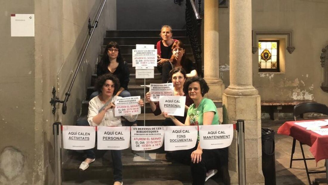 Convocada una aturada del servei a Biblioteques de Barcelona el 9 de febrer