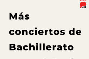 Más conciertos de Bachillerato en Andalucía
