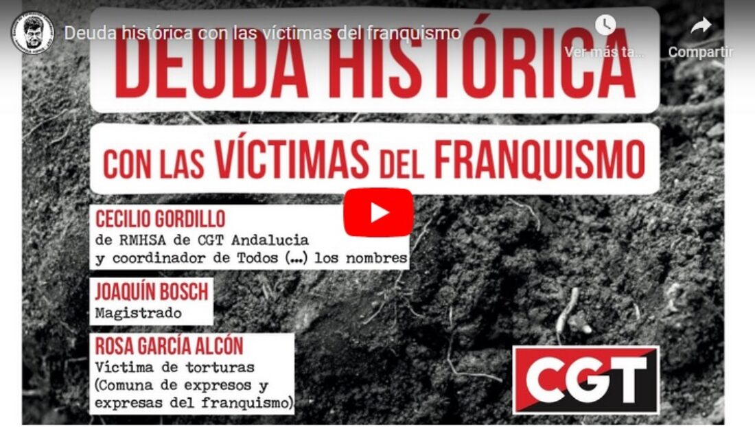 Vídeo: Memoria Histórica: Deuda histórica con las víctimas del Franquismo