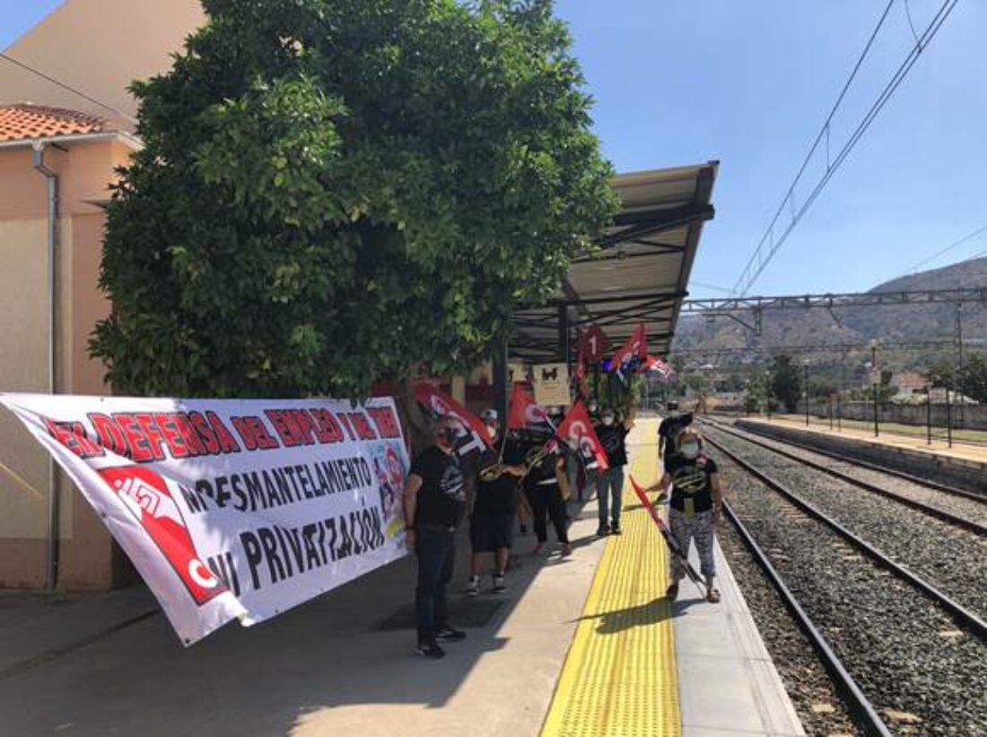 Huelga en RENFE en la provincia de Málaga a partir del próximo viernes 2 de julio