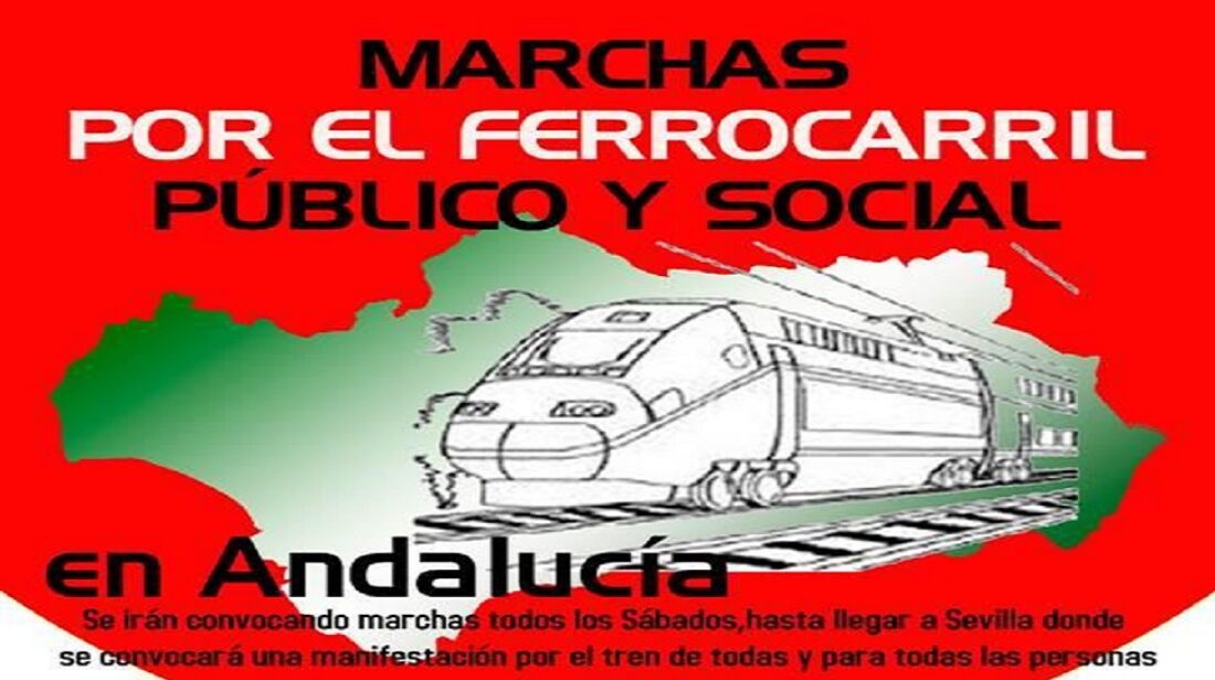 El 12 de octubre comienzan las marchas en defensa del ferrocarril público y social