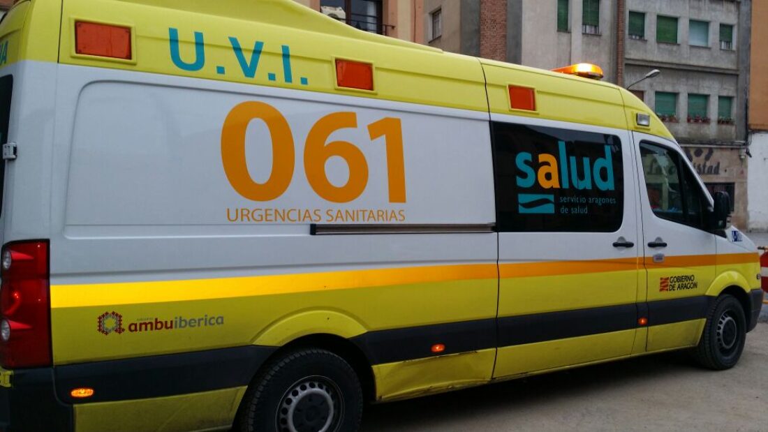 Manifestación Ambulancias 061 en Zaragoza