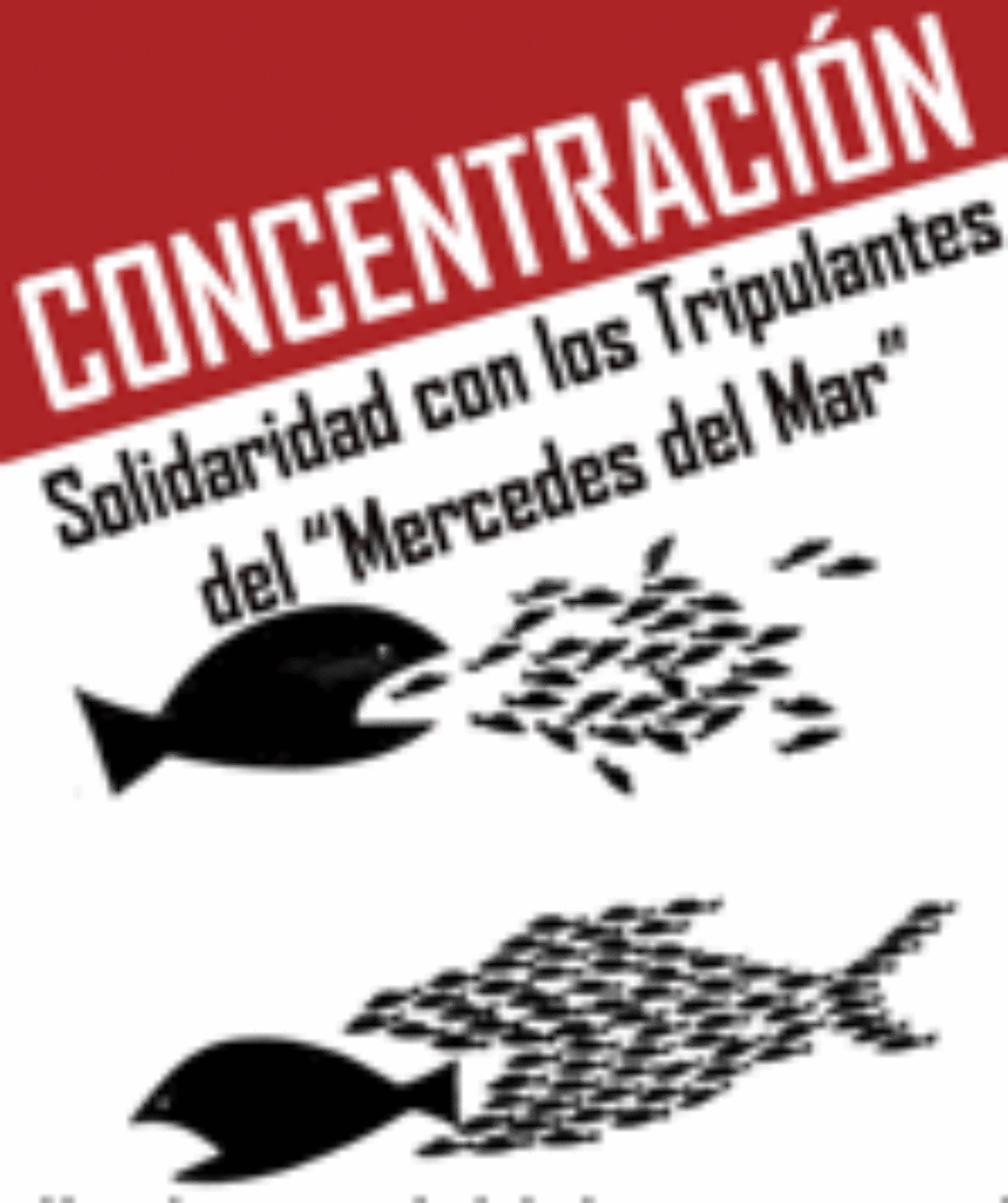 13 noviembre, Valencia : Concentración en solidaridad con los tripulantes del Mercedes del Mar