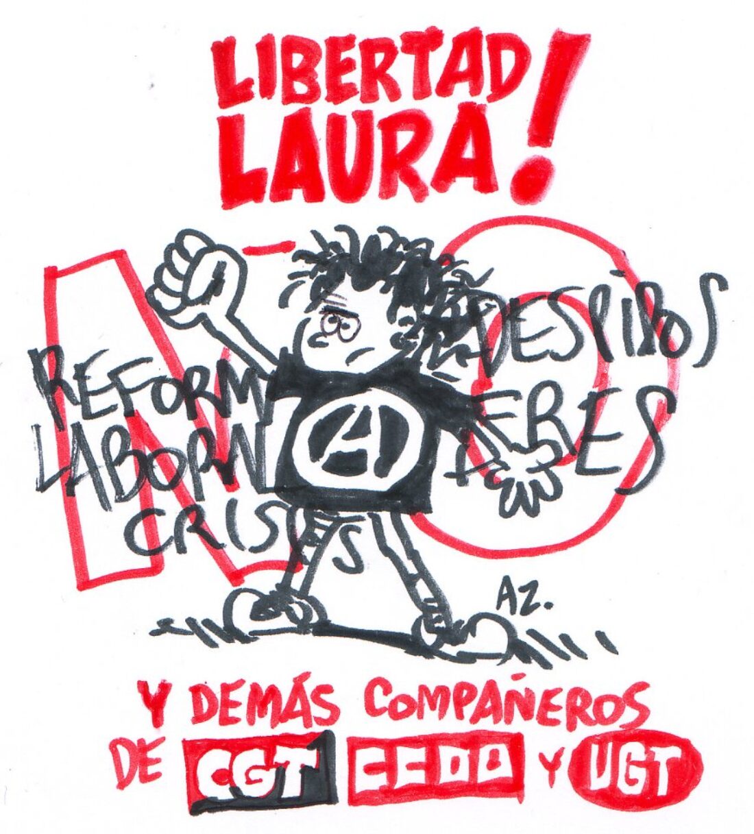 Castelló: Concentració per la llibertat de Laura
