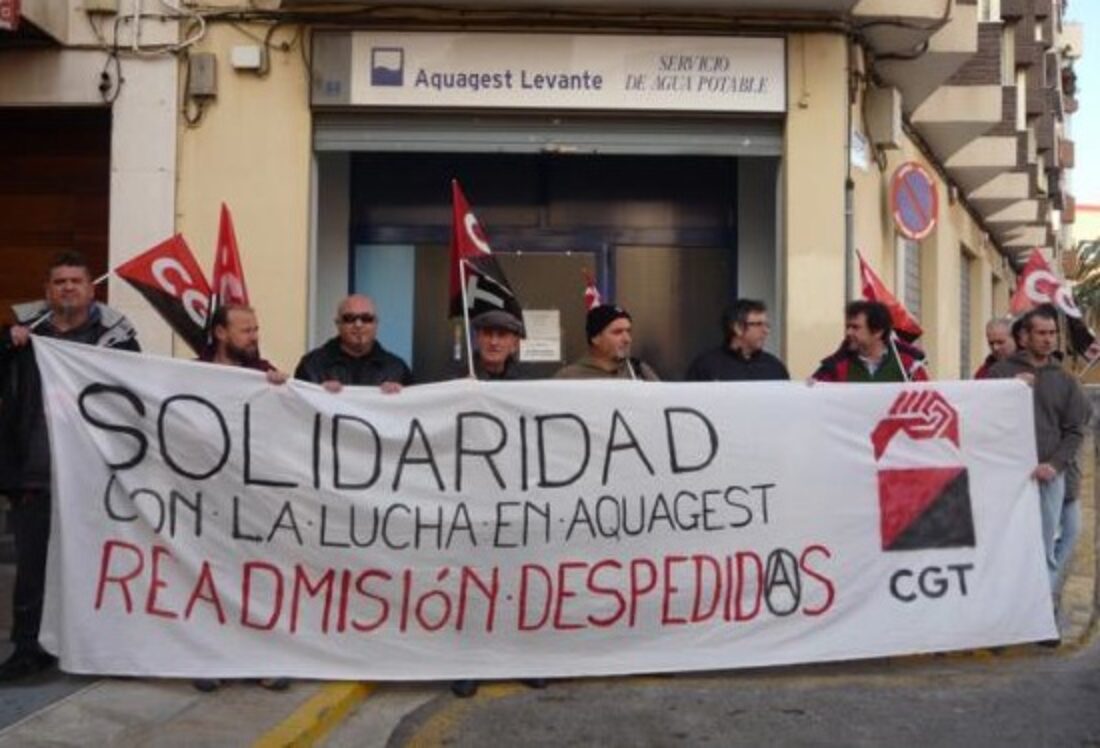 70 días de huelga indefinida en Aquagest Marbella. Juicio despedios Aquagest
