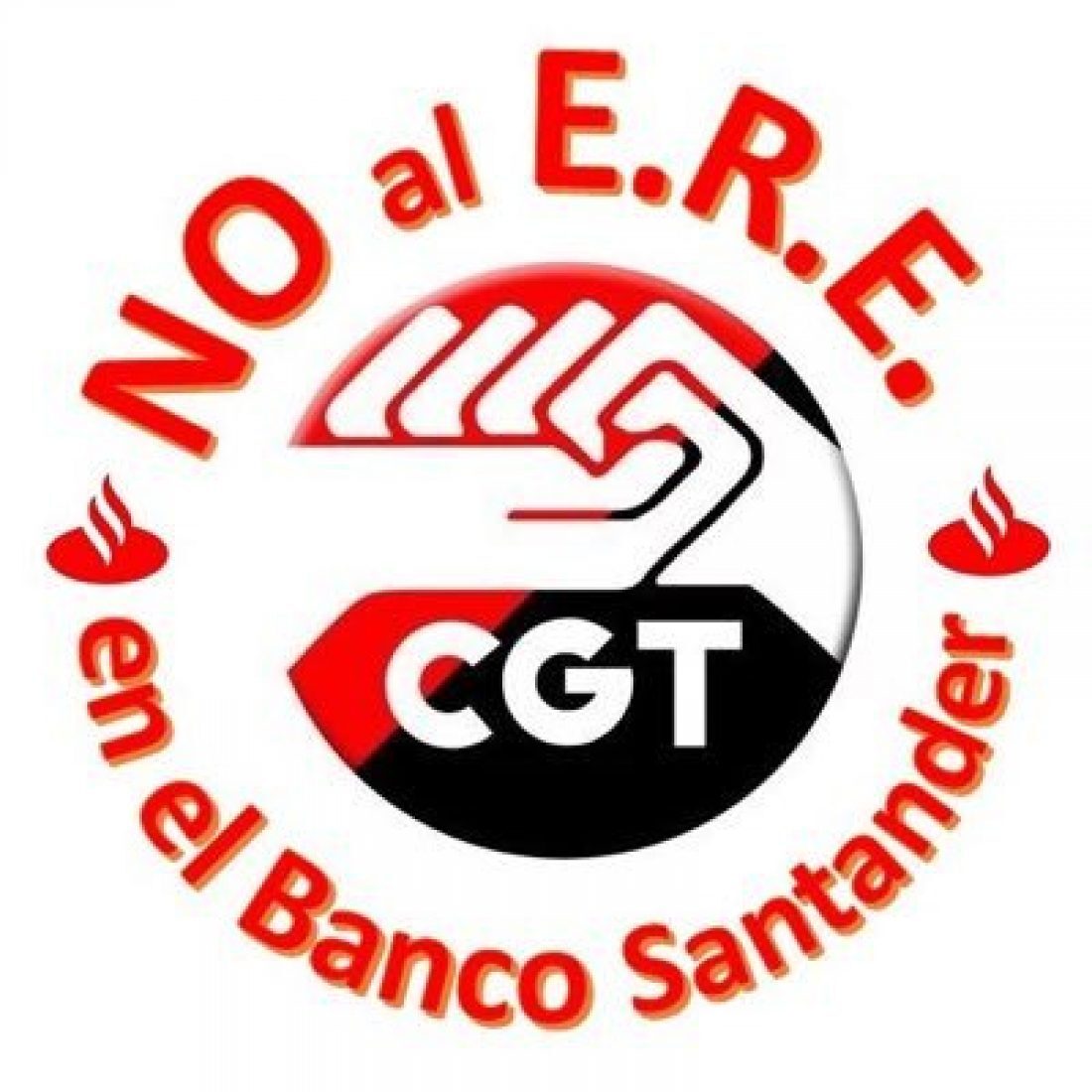 14-D: Concentración contra el ERE del Banco Santander