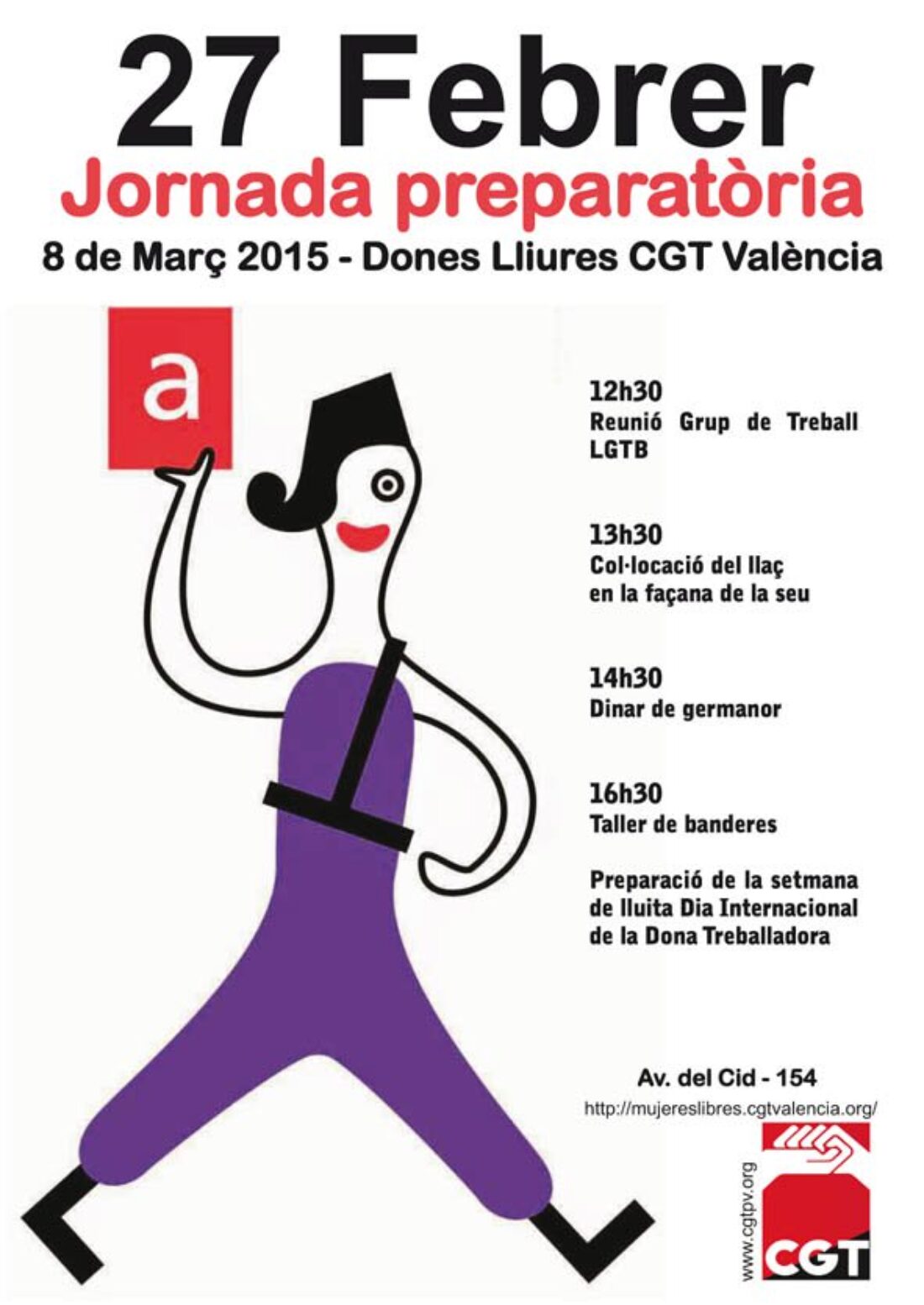 27-f Valencia: Jornada preparatoria del 8 de Marzo