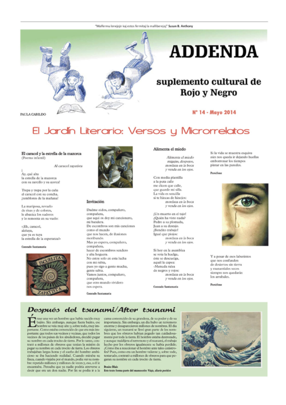 Addenda, suplemento cultural del RyN – Nº 14, mayo 2014