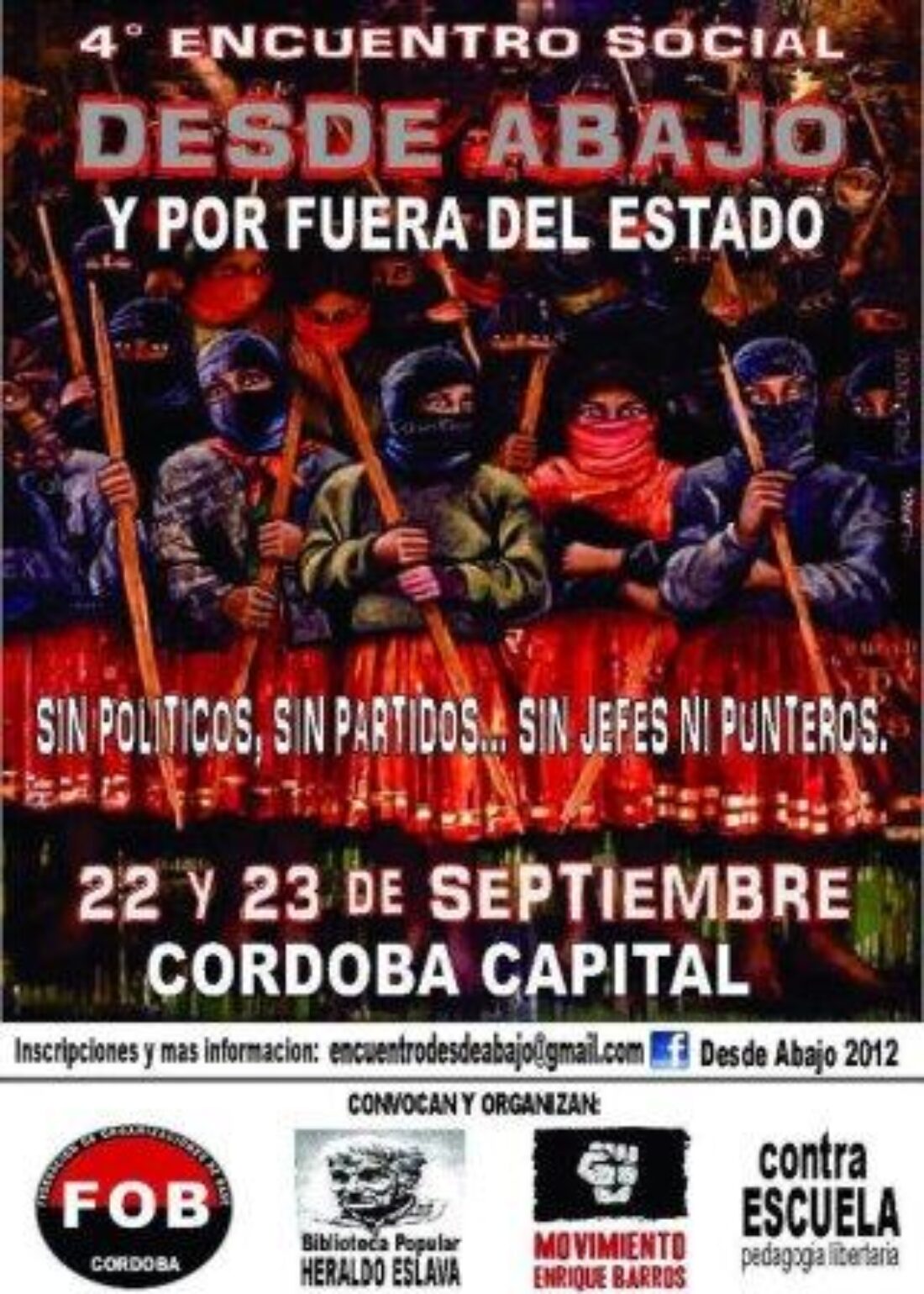 4º Encuentro Social «Desde abajo y por fuera del Estado» en Argentina