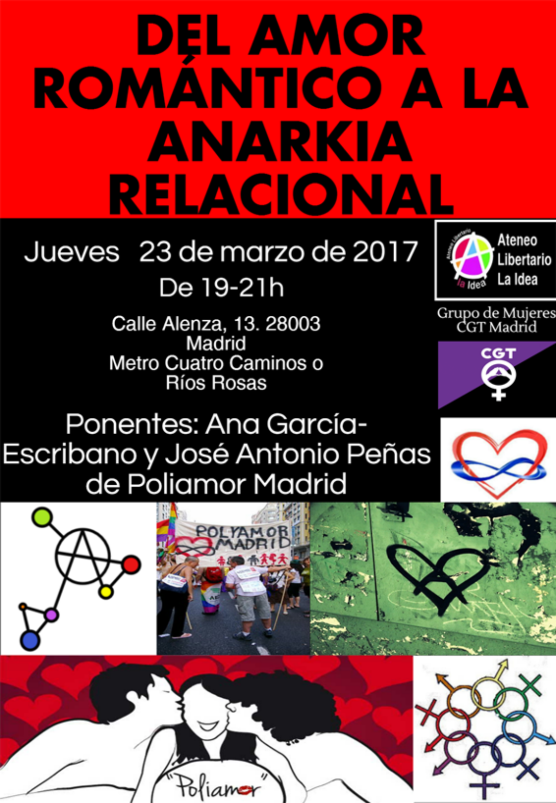 23-M: Charla-debate » Del amor romántico a la anarkia relacional»