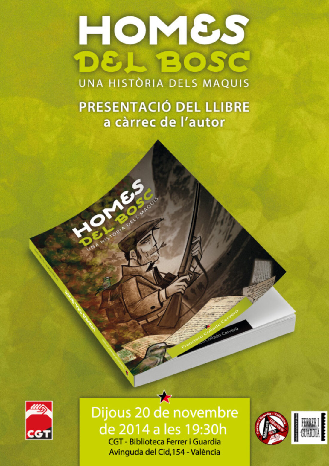 20-N: Presentación del libro “Hombres del bosque: Maquis, la guerrilla antifranquista”