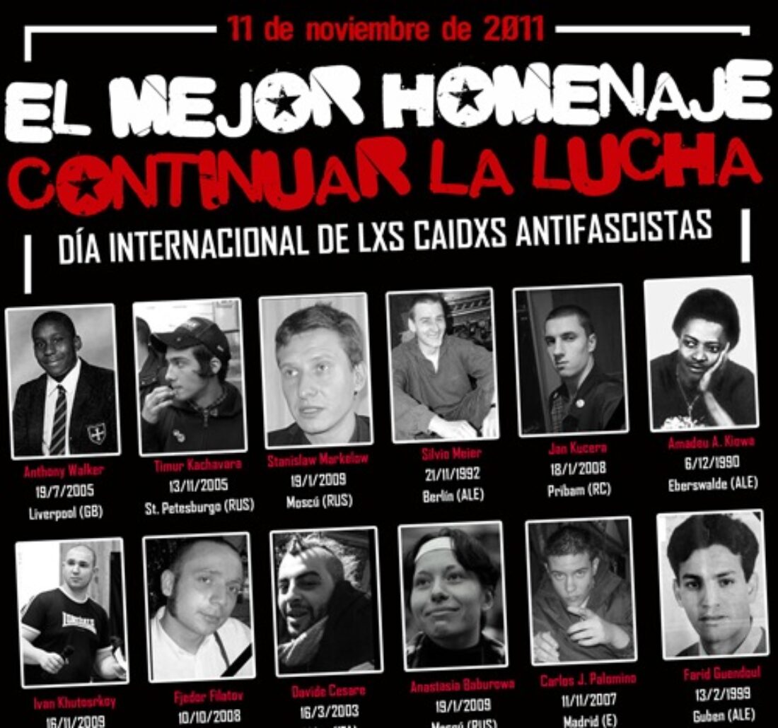 Madrid: Concentración en recuerdo de Carlos y tod@s l@s asesinad@s por el fascismo
