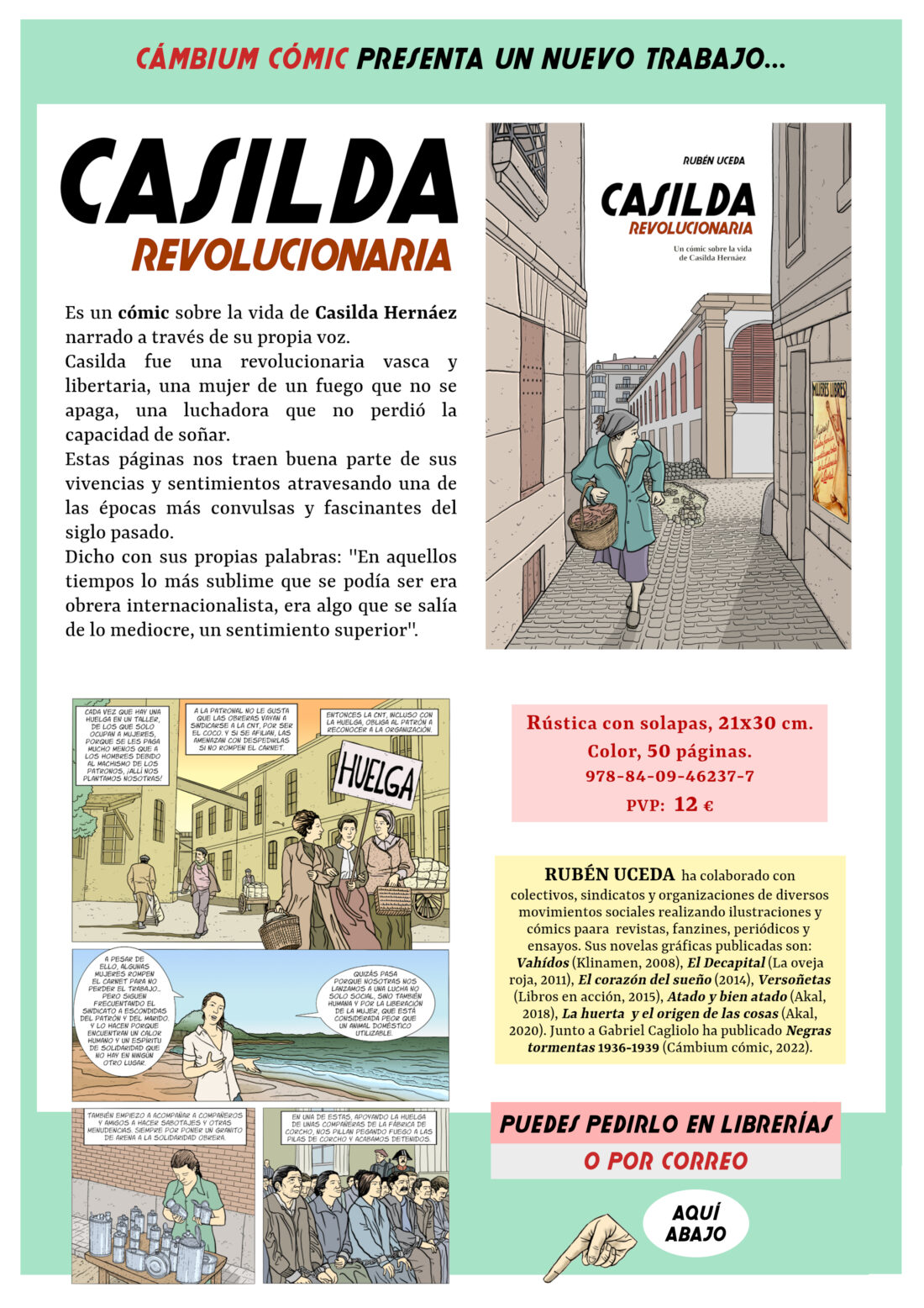 Cómic Casilda revolucionaria de Rubén Uceda