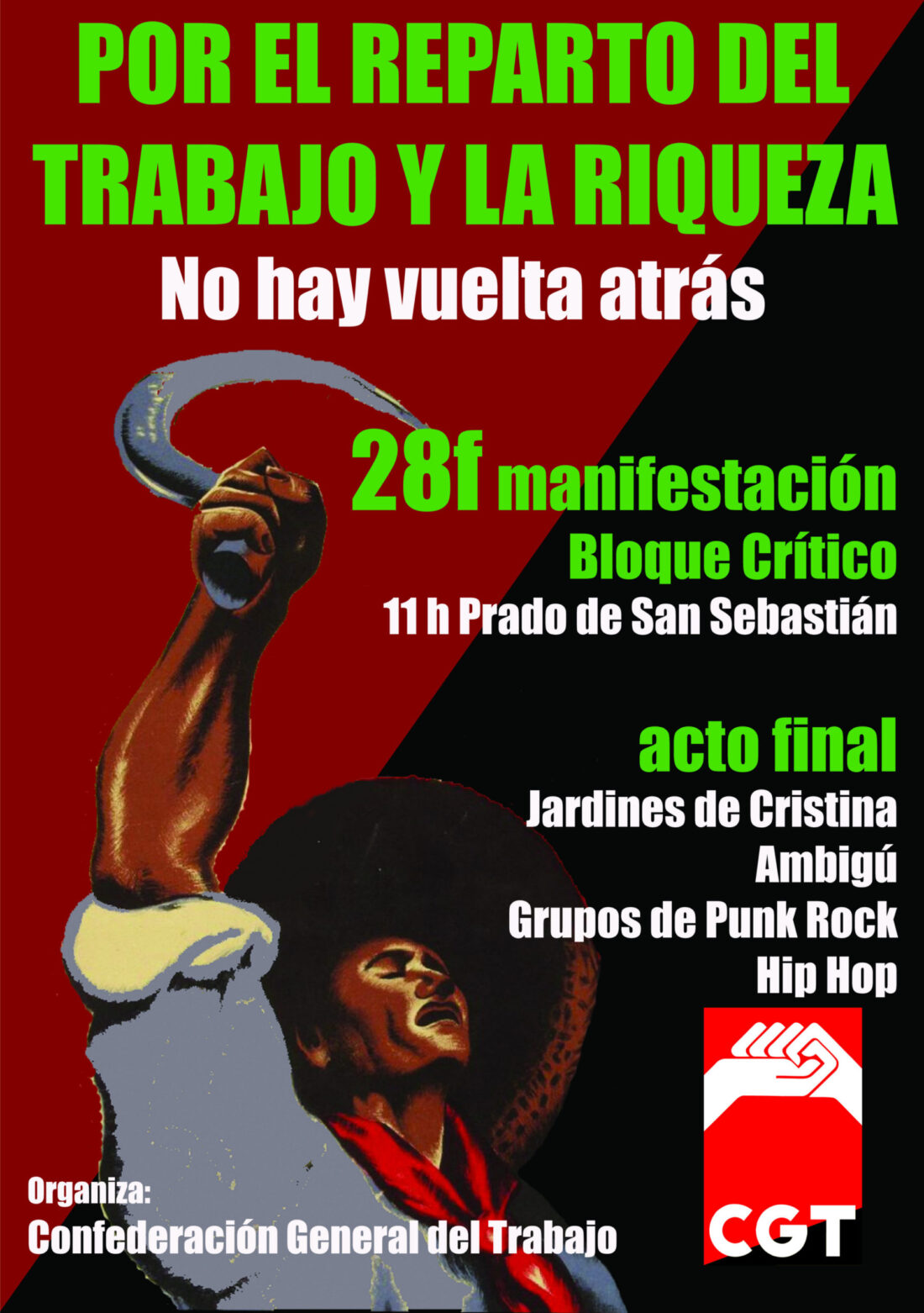 28f: Manifestación del bloque crítico en Sevilla