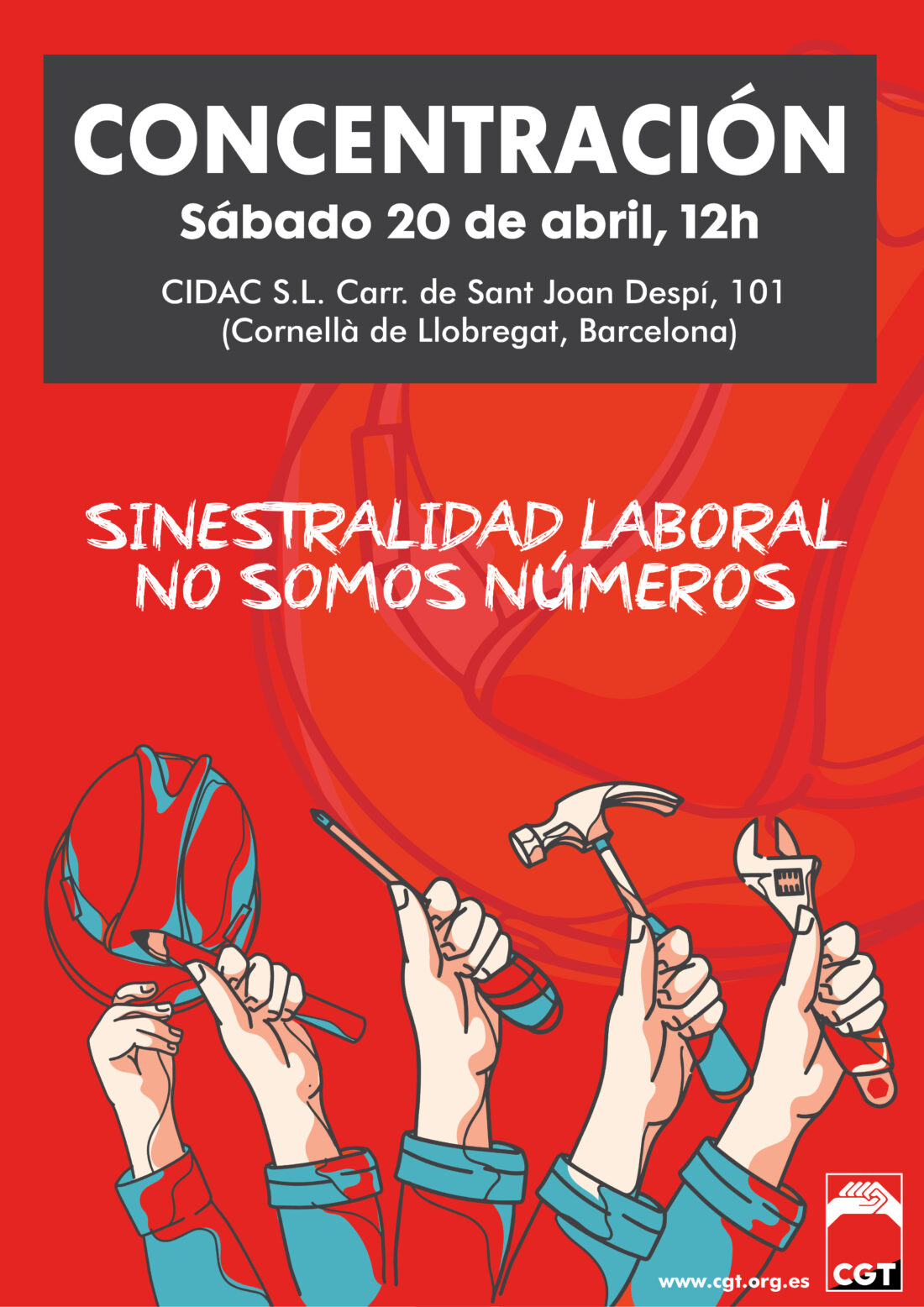 Concentración 20 de abril «No somos números»