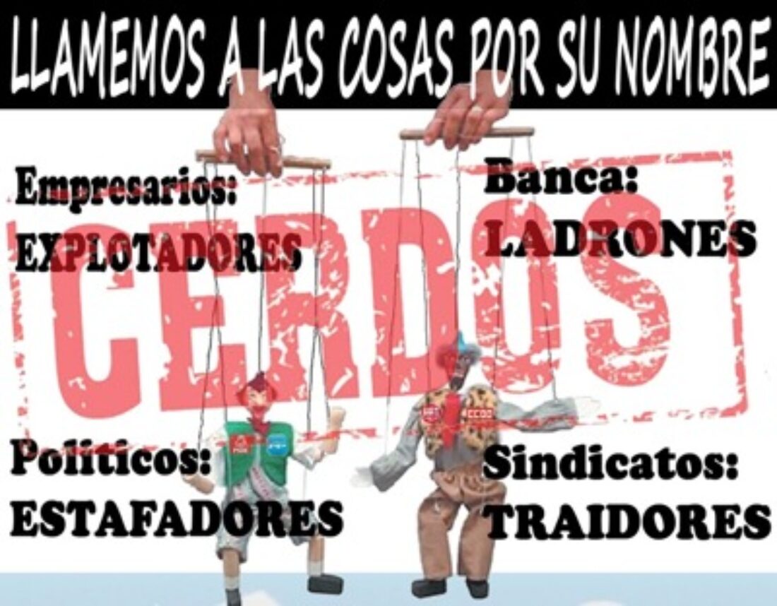 Valladolid: Jornada de lucha «Llamemos a las cosas por su nombre. Señalemos a los culpables»
