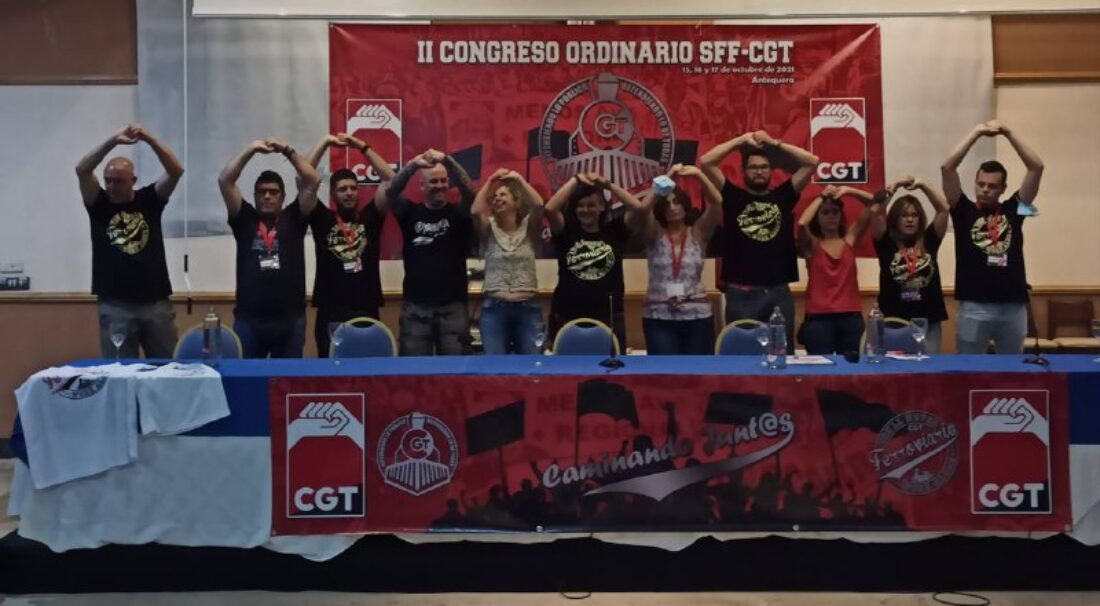 Celebrado en Antequera (Málaga) el II Congreso Ordinario del Sector Federal Ferroviario de CGT