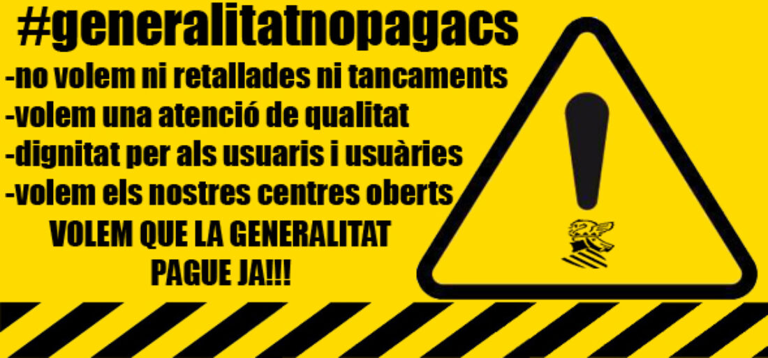 Concentración Generalitat NO paga en Castellón