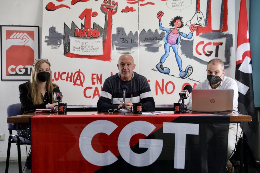 CGT acusa al Ministerio de Trabajo de PSOE-UP de querer expulsarles, sin alternativas, del edificio que vienen utilizando para su actividad sindical en Madrid