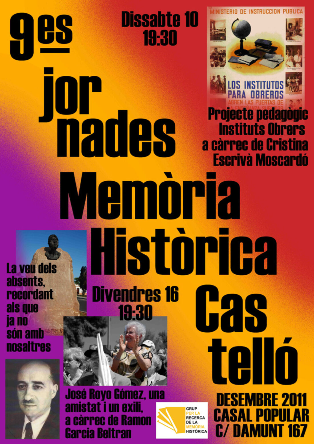 Castellón: 9as Jornadas Memoria Histórica