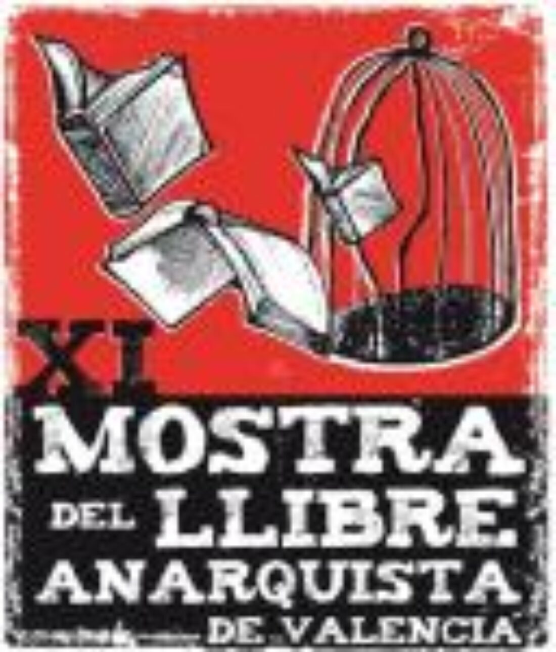 XI Mostra del Llibre Anarquista de València en el barrio de El Carmen