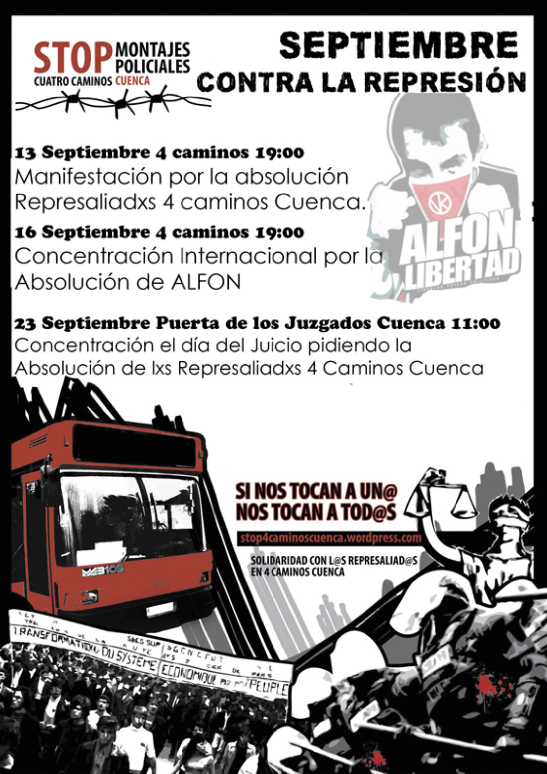 Septiembre contra la represión Cuenca