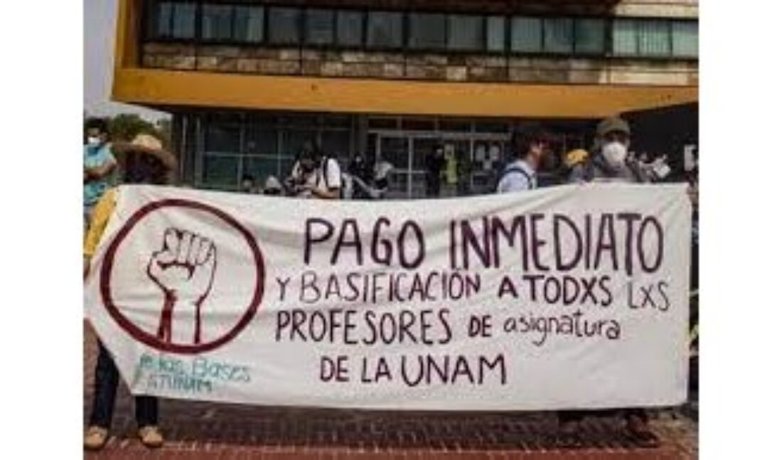 Movimiento de las y los profesores de base (Ayudantes y de Asignatura) de la Universidad Nacional Autónoma de México (UNAM)