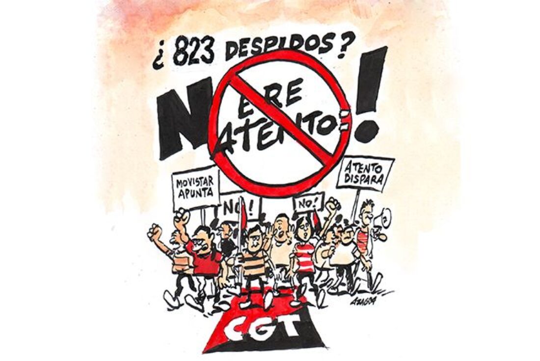 La CGT convoca Huelga de 24 horas el 15 de Julio en Atento Teleservicios